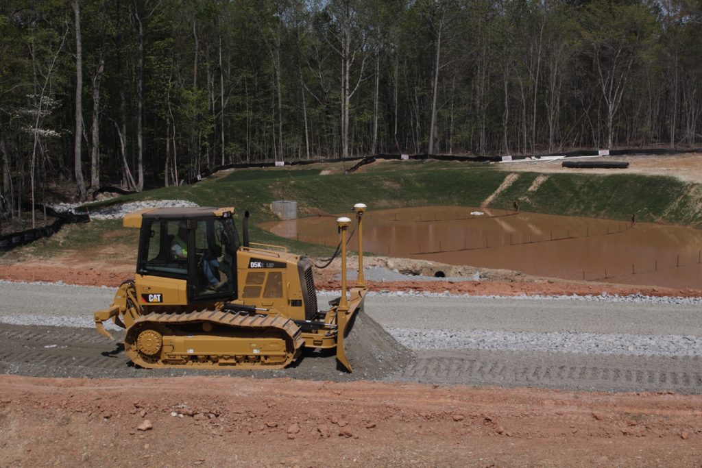 Trimble Earthworks on Dozer Machine